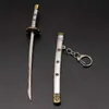 Porte-clés longes jouet Katana pendentif porte-clés Anime épée arme pendentif porte-clés mode simulé Cosplay accessoire nouveauté ldd240312