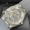 Классические минималистичные часы AP Royal Oak Offshore Series, диаметр 42 мм, платиновая прецизионная сталь, автоматические механические мужские часы, роскошные часы 15720ST