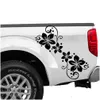 Bilklistermärken blommor med prickar klistermärke för vindrutan bakgett stötfångare fordon SUV vinyldekor R230812 Drop Delivery Automobi Otyrx