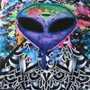 Trippy Alien autorstwa Brizbazaar Tobestry Hippie dywan dywan trippy gobelin na ścianę wisząca akwarela vholor gapiz tapiz t200145i