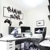 Graffiti Gaming Zone Comer Sleep Game Controller Video Game Adesivo de parede Boy Room Play Room Gaming Zone Decalque de parede Quarto Vinil 210183u