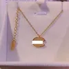 Luxe designer ketting Dames roestvrij staal Gouden ketting Kettingen Mode Paar Sieraden Geschenken voor vrouw vakantieaccessoires