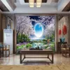 3d Wallpaper Moonlight Beauty Moon Flower Good Moon Cherry Blossom Tree Landscape HD Superior Interior Decorations Wall paper263h