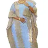 MAMADA L7590 vêtements pour femmes africaines Dashiki Abaya élégant lâche longue soirée Maxi robes à l'intérieur de la jupe taille libre soirée dansante 240228