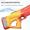 Sand Play Water Fun Electric Water Gun Large High Pressure Pistol Children Blaster Beach Toys Summer Swimming Pool Outdoor Water Games Kids Boy Gift L240312