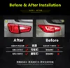 مصباح الذيل ل Kia Sportage R LED إشارة LED LEALLIGHT ILLIGHT 2012-2015 خلفية إكسسوارات ضوء الفرامل الإضاءة