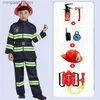 Giochi con la sabbia Divertimento in acqua Pompiere Bambini Uniforme Tenda per auto Sam Cosplay Bambini Lusso Vigile del fuoco Pistola ad acqua 6 pezzi Giocattoli Set Ragazzo Ragazza Costume di Halloween Regalo L240312