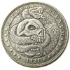 HB89 Hobo Morgan Dollar schedel zombie skelet Kopie Munten Messing Ambachtelijke Ornamenten woondecoratie accssories283o