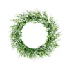 Dekorativa blommor Festival Door Wreath Eye Catching Long Term Usy Perfect for Celebration