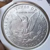 90% Argento US Morgan Dollar 1896-P-S-O NUOVO VECCHIO COLORE Copia artigianale Moneta Ornamenti in ottone Accessori per la decorazione della casa227h