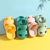 Children Slippers Cartoon Home Shoes For Boy Girls Summer Flat Heel Soft Eva House Slippers Beach Child Kids Baby Slides 240301