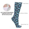 Chaussettes hippie florales pour femmes et hommes, bas imprimés rétro modernes, antidérapants, respirants, Design d'escalade, printemps