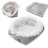 Kennels & Pens Foldable Washable Pet Dog Cat Sleeping House Nest Plush Bed Winter Warm Pets Soft Mats236Z