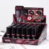 24 Pz/lotto Colore Nero Rossetto Opaco Halloween Cosplay Lip Pigmento Trucco Impermeabile di Lunga Durata Velluto Lip Stick Cosmetico 240305