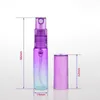 Bunte nachfüllbare Sprühflaschen 4 ml 8 ml Mini tragbare Farbverlauf tragbare Glas Parfüm Duftflasche leere Kosmetikbehälter für Iiik