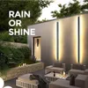 Applique murale étanche extérieure LED longue IP65 en aluminium lumière jardin Villa porche applique 110V 220V Luminaire12712