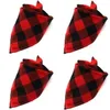 20pcs / lot vacances de Noël hiver épaisseur chien chiot coton bandanas collier écharpe cravate pour animaux de compagnie Y102201 Q1119177f