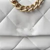 10A Wysokiej jakości designerskie torby krzyżowe klasyczne łańcuchy klapy torba 30 cm owczarek luksusowa torba komunikatorów zamek błyskawiczny