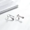 Stud Oorbellen Verse Eenvoudige Leaf Earring Fashion Charm Vrouwen Verzilverd Anti Allergie Persoonlijkheid Slijtage Dagelijkse Sieraden