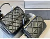 7A Designer Torka Flap Trendy CC torebki Crossbody Vintage Quilded torebka oryginalna skórzana sieć uchwytu złota metalowa kobieta moda do pracy