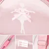 Sceniczna noszenie torebki taneczne torebki różowe dziewczyny cudowne plecak dla dzieci torba na paczkę na ramię wodoodporną księżniczkę