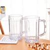Tasses 500ML Transparent en plastique bière tasse incassable petit déjeuner lait café jus eau verre vin ensemble maison fête Bar KTV