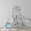 Large Geometric Dinosaur T-Rex Wall Sticker Boy Room Kids Room Jurassic Park Zoo Animal Dinosaur Wall Decal Bedroom Vinyl Decor 20248t