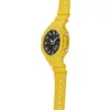 Men's Yellow Sport Digital Quartz 2100 Watch Full Featured World Time LED Automatic Hand Raising Light GA Oak Series 1674