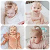 Haarschmuck 3 Stück Baby Schleife Blumen Stirnbänder Spitze Glitzer Prinzessin Headwraps für Mädchen geboren Pografie