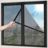 Inset Window Screen Mesh Air Tulle Adjustable Summer Invisible Anti-Mosquito net Fiberglass Removable Washable Customize Screen 240306