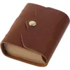 Leather Writing Notebook Brown Vintage Kraft Pages Daily Notepad 320 Page Journal Leather Bound Office 240304