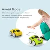 RC Sensore intelligente Telecomando Cartoon Mini Car Telecomando Auto elettrica Smart Music Illuminazione Giocattoli per bambini Regalo 240305