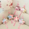 Girl Heart Pink Cherry Blossom Kuromi Five pointed Star Plush Bag Pendant Dormitory Decoration Key Book Bag Pendant