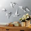 Européen créatif résine tenture murale 3D mouette oiseau ornement autocollant mural salon TV fond décoration Animal Pendant2557