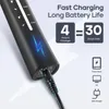 Seago Sonic Electric 칫솔 칫솔 USB 충전식 성인 초음파 치아 청소 10 교체 칫솔 헤드 240301