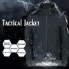 Militaire Outdoor Jassen Mannen Shark Skin Soft Shell Tactische Waterdichte Windjack Army Combat Jas Heren Bomberjassen Met Capuchon 240229