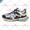 Diseñador Triple-S Track 3.0 Zapatos casuales Zapatillas de deporte Negro Verde Transparente Nitrógeno Cristal Suela exterior 17FW Zapatos para correr Hombres para mujer Entrenadores al aire libre 570 134