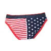 Slip imprimé B caleçon drapeau B hommes USA classique hommes slip coton hommes sous-vêtements Sexy taille basse conception convexe culottes décontracté Riefs GG riefs rief