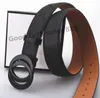 2023 Belts Womens Men Designers Belt Leather Black Brown Classic Belt Conturones De Dise مع صندوق هدايا