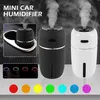 Car Air Humidifier Portable LED Essential Oil Diffuser Mini Home Office Accessories 210724226r