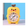 Altri orologi Accessori per la casa Cartoon carina piccola sveglia bambini I bambini alzano sveglio Desktop Desktop Mute Mute Clock Camera da letto Clockl2403