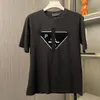 Designer T Shirt mens brand ppdda T Shirt praddas Tees Summer Loose fitting T-shirt Short Sleeve Top Inverted triangle TShirt man luxury sweatshirt oversize tshirt