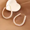 Jewelry Pearl Exaggerated Droplet Female Personality Creative Fashion Earrings E283