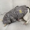 Wasserdichte Hundekleidung Mode Haustier Hund Regenmantel Welpen Katze Hoodie Leopard Kleine Hundejacke Kleidung Heimtierbedarf Französische Bulldogge T200227b