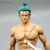 Action Toy Figures 26cm Anime One Piece Roronoa Zoro Figure Three-Knife Zoro PVC GK Statue Action Figures Collection Model Toys Gifts ldd240312