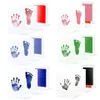 Bebê handprint pegada almofadas de tinta kits pet gato cão impressão lembrança não-tóxico248c