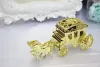 100pcs Cinderella Carriage Wedding Favor Boxes Candy Box Casamento Wedding Favors And Gifts Event Party Supplies FY8660