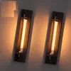 Modern Industrial Style Design Black Iron Wall Lamp American Loft Paint Restaurant Decoration Led E27 Light Tube Light 220v246s