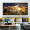 Pôsteres e impressões de ponte de praia do mar, imagens de paisagem, pintura em tela, imagens hd, decoração de casa, arte de parede para sala de estar, pôr do sol297t