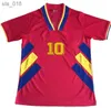 Fans toppar fotbollströjor retro raducioiu popescu romania hagi hem fotboll tröja thailand futebol skjortor kvalitetssatser maillots fotbollh240312